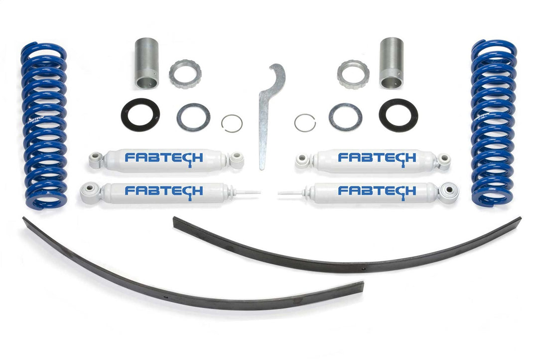 Fabtech K7015 Lift Kit for Toyota Tacoma - 1 Inch Elevated Ride Height with Dirt Logic 2.25 Rear Shocks