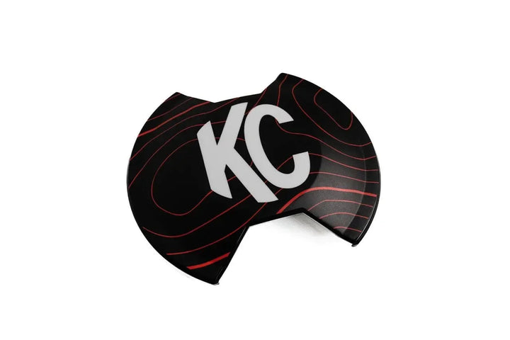 KC HiLITES 6" SlimLite LED Cover Topo Overlays - Universal