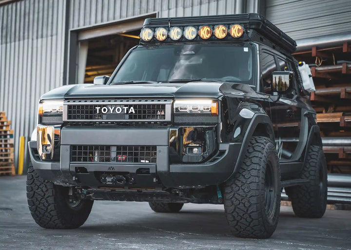 Toyota Land Cruiser 250 Hidden Winch Front Bumper (2024-2026) by Backwoods Adventure Mods | KOVA Offroad