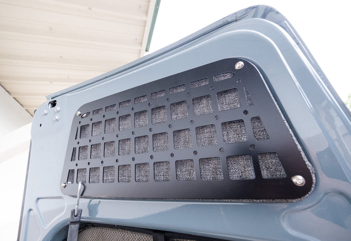The Original Rear Door Modular MOLLE Storage Panel for Mercedes Sprinter (2019+) by FreedomVanGo