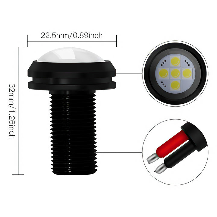 Oracle Lighting Ford Bronco Puddle Light Upgrade with Off-Road Side Mirror Ditch Lights - White