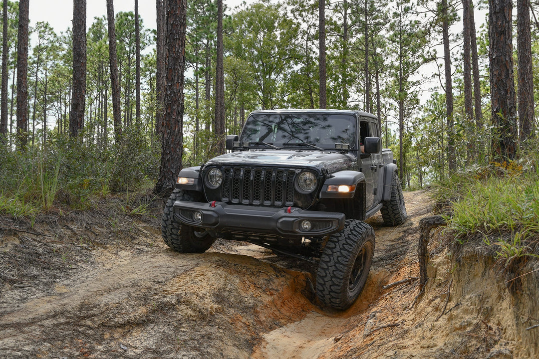 Overland Sector Atlas 17x9 -12 5x114.3/5x127mm 71.5mm Satin Black by Overland Sector | KOVA Offroad