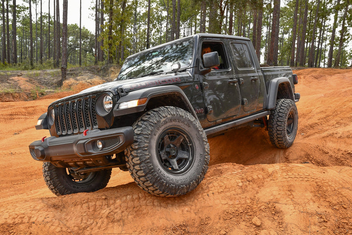 Overland Sector Atlas 17x9 -12 6x135/6x139.7mm 106.2mm Satin Black by Overland Sector | KOVA Offroad