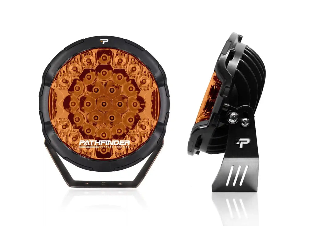 PROWLR 9" LED Driving Light [TRUE AMBER] by Backwoods Adventure Mods | KOVA Offroad
