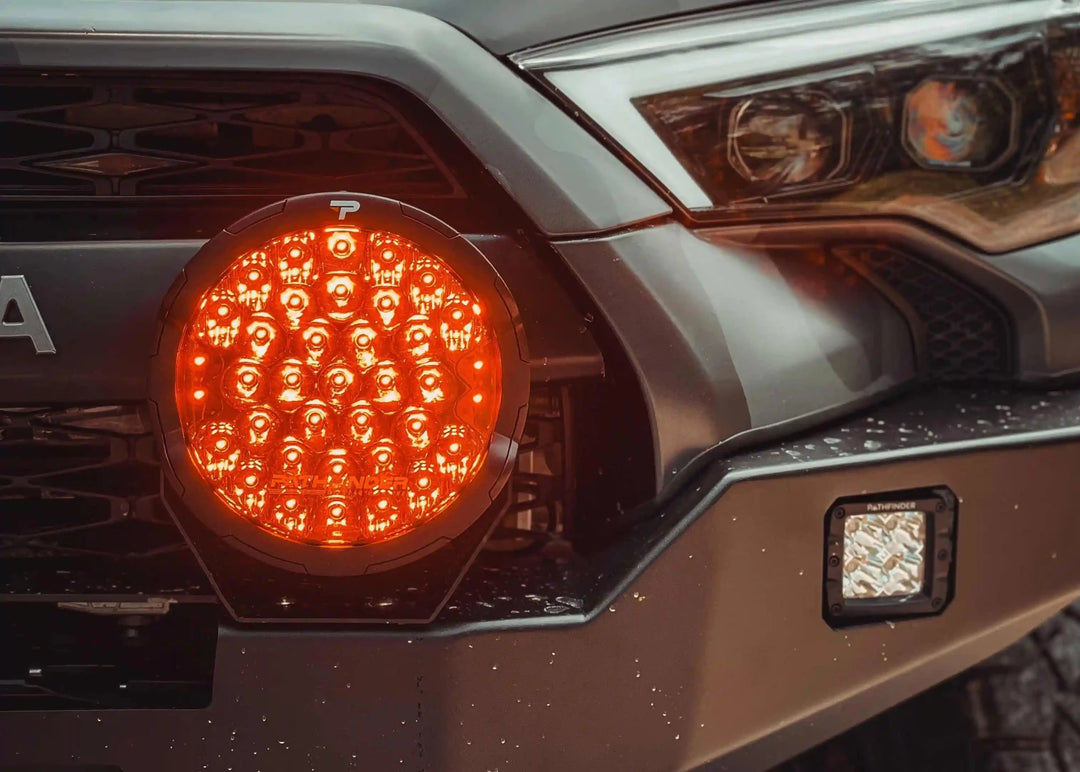 PROWLR 9" LED Driving Light [TRUE AMBER] by Backwoods Adventure Mods | KOVA Offroad
