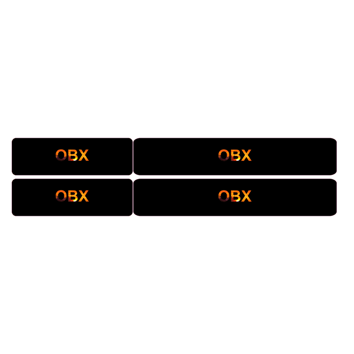 Printed Series Door Sill Protectors - 2021+ Bronco 2/4 Door