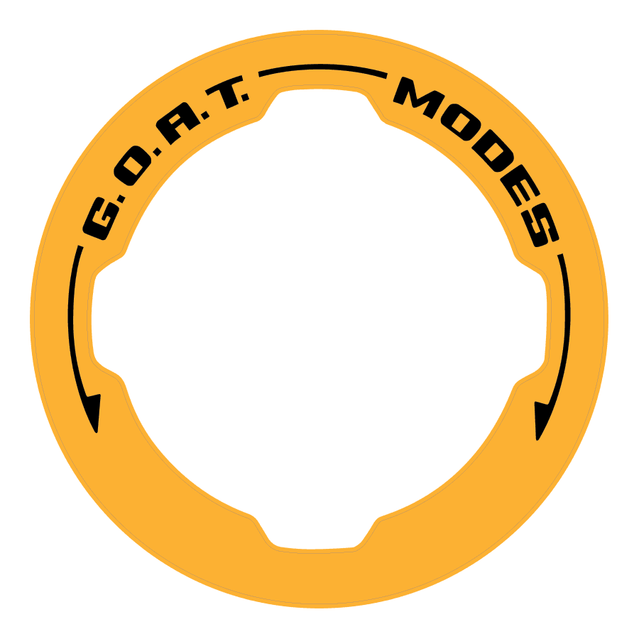 GOAT Mode Dial Ring Overlay V2 - 2021+ Bronco