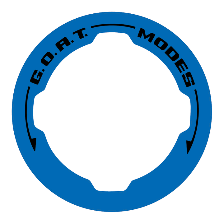 GOAT Mode Dial Ring Overlay V2 - 2021+ Bronco