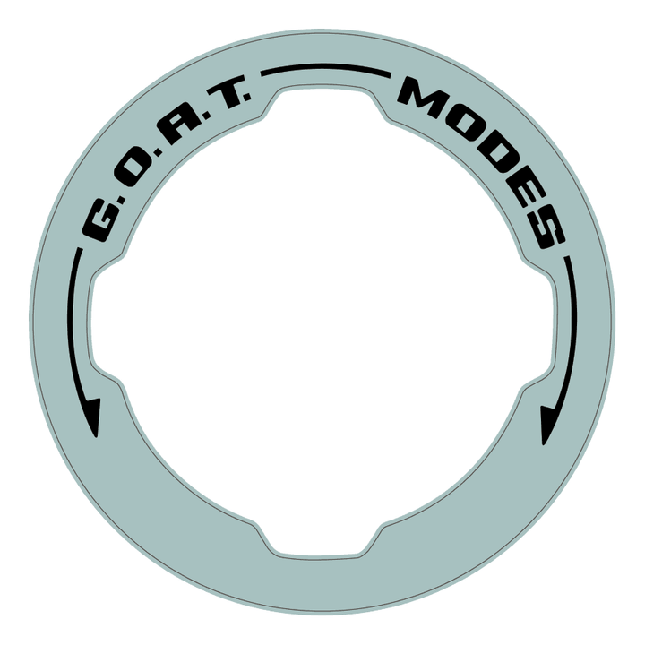 GOAT Mode Dial Ring Overlay V2 - 2021+ Bronco
