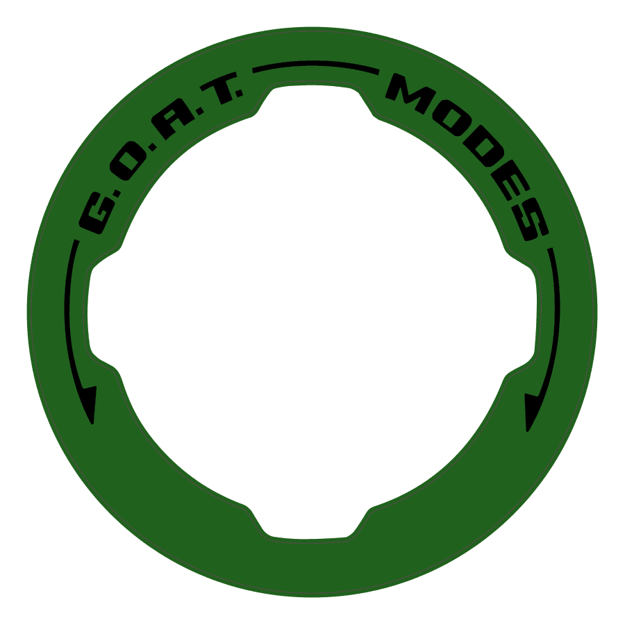GOAT Mode Dial Ring Overlay V2 - 2021+ Bronco