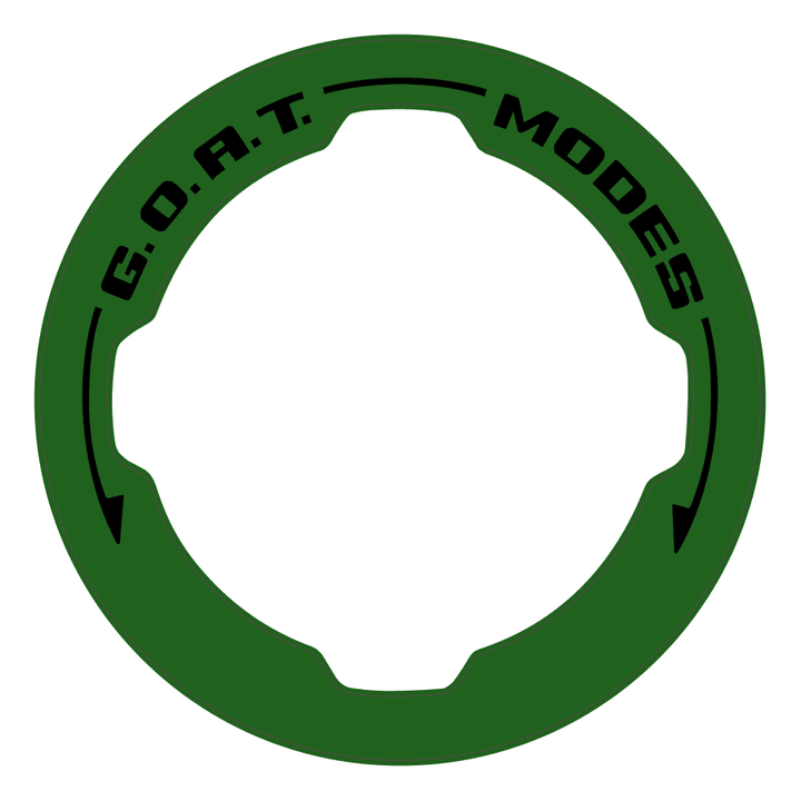 GOAT Mode Dial Ring Overlay V2 - 2021+ Bronco