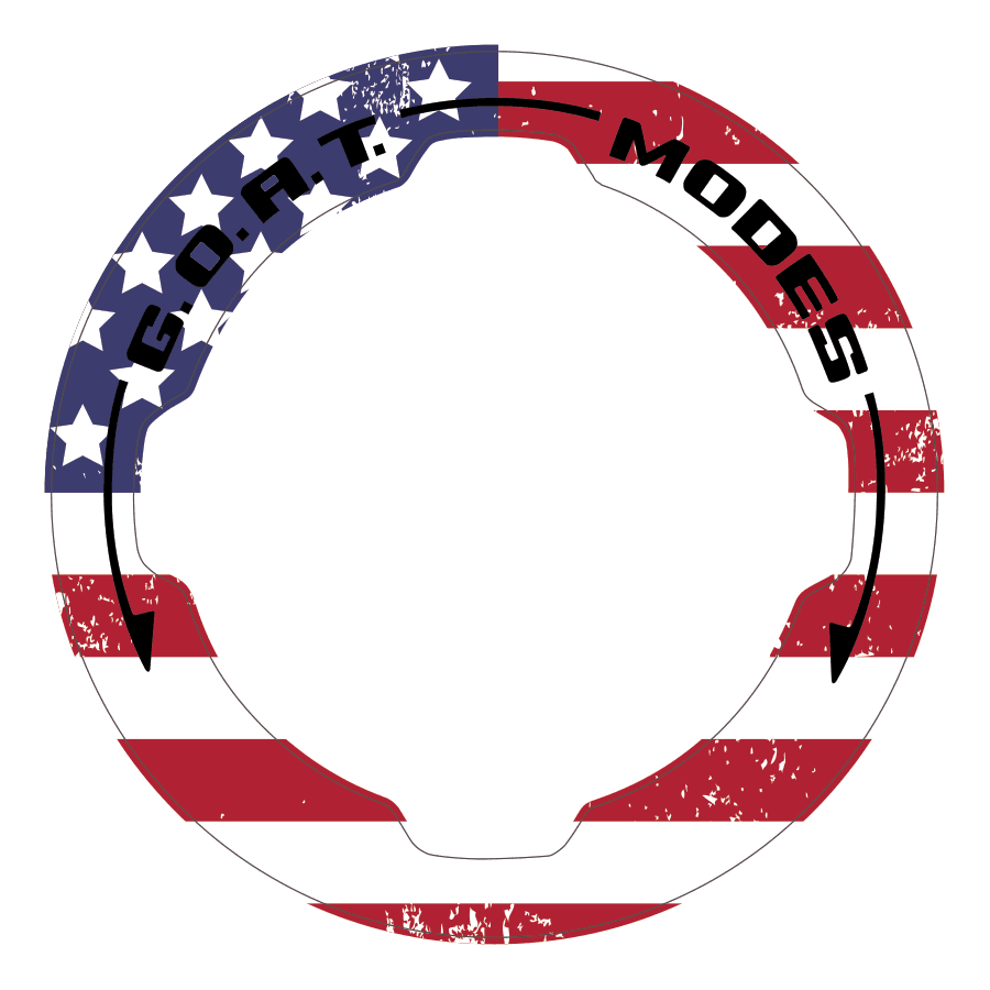 GOAT Mode Dial Ring Overlay V2 - 2021+ Bronco