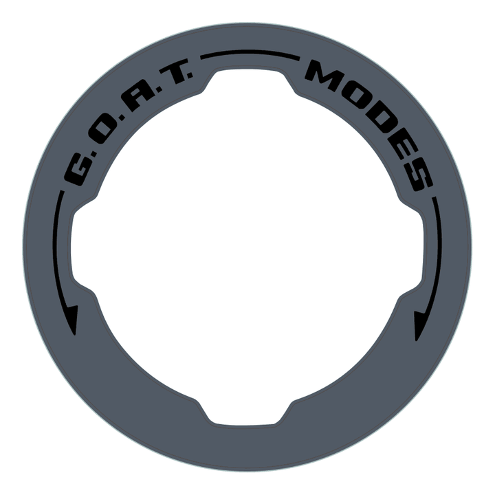 GOAT Mode Dial Ring Overlay V2 - 2021+ Bronco