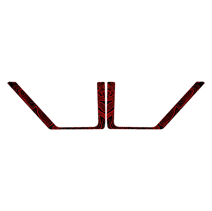 Topo Rear Door Net Trim Overlay Kit (Printed Series) - 2021+ Bronco