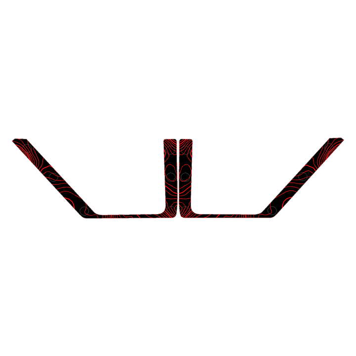 Topo Front Door Net Trim Overlay Kit (Printed Series) - 2021+ Bronco
