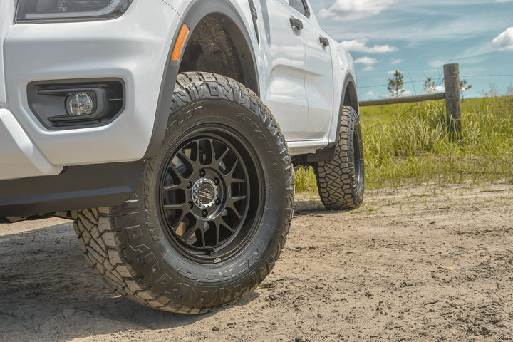 Overland Sector Hyperdrive Flow Formed 17x8.5 +25 6x139.7 106.1mm All Satin Black by Overland Sector | KOVA Offroad