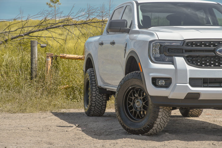 Overland Sector Hyperdrive Flow Formed 17x8.5 +25 6x139.7 106.1mm All Satin Black by Overland Sector | KOVA Offroad