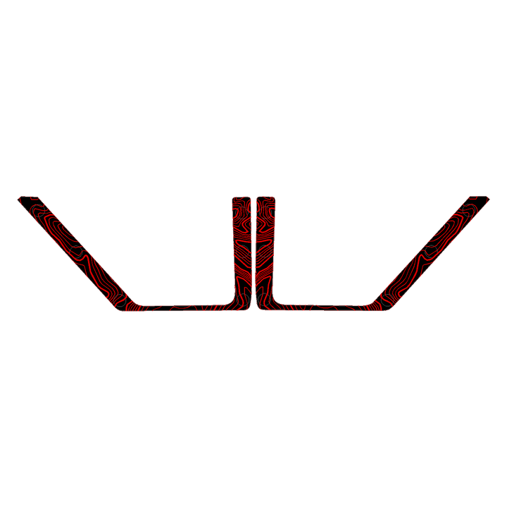 Topo Front Door Net Trim Overlay Kit (Printed Series) - 2021+ Bronco