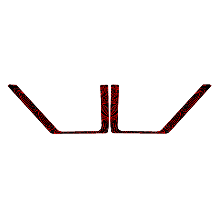 Topo Rear Door Net Trim Overlay Kit (Printed Series) - 2021+ Bronco