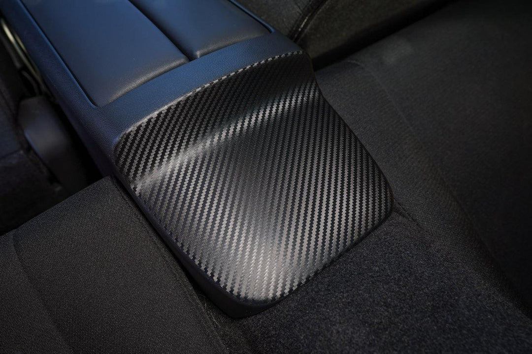 Rear Seat Center Console 3D Carbon Overlay - 2022+ BRZ / GR86