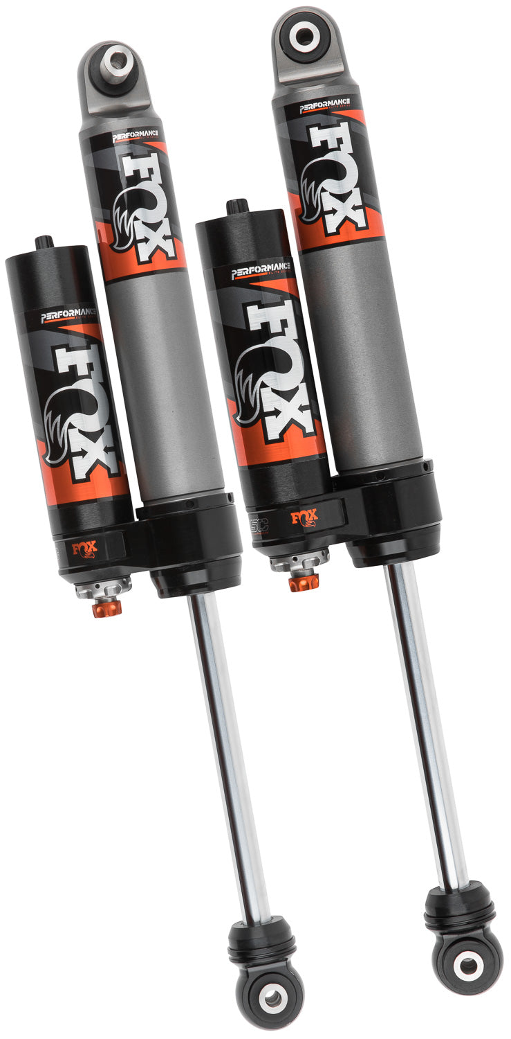 FOX Offroad Shocks Performance Elite Series 2.5 Reservoir Shock Pair for Jeep Wrangler (Adjustable)