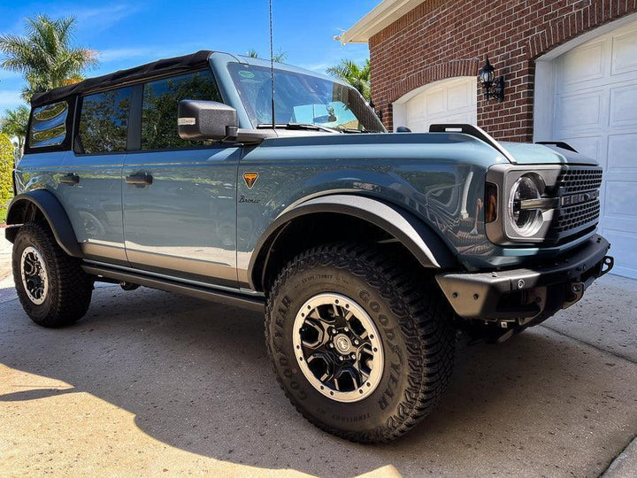 Smoked Sidemarker Overlays (Front Only) - 2021+ Bronco (ALL)