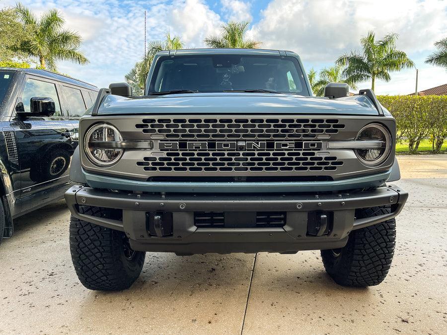 Smoked Signature DRL Bar Overlays - 2021+ Bronco (Signature Headlights)