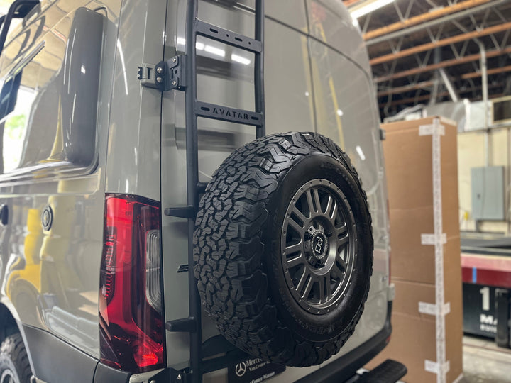 Avatar Van Rear Ladder Tire Carrier