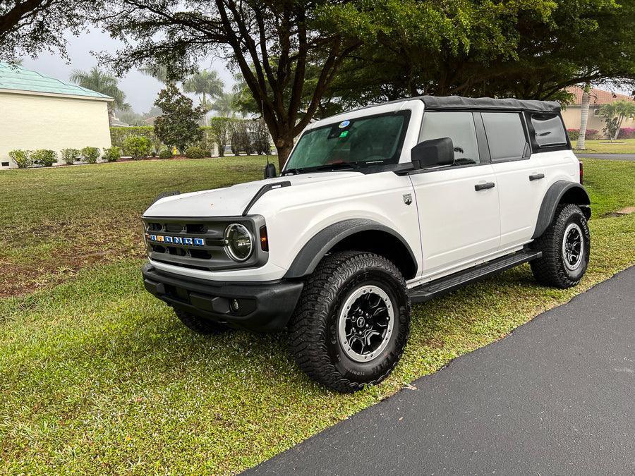 Standard Smoked Sidemarker Overlays (Front and Rear) - 2021+ Bronco (w/ Halogen Taillights)