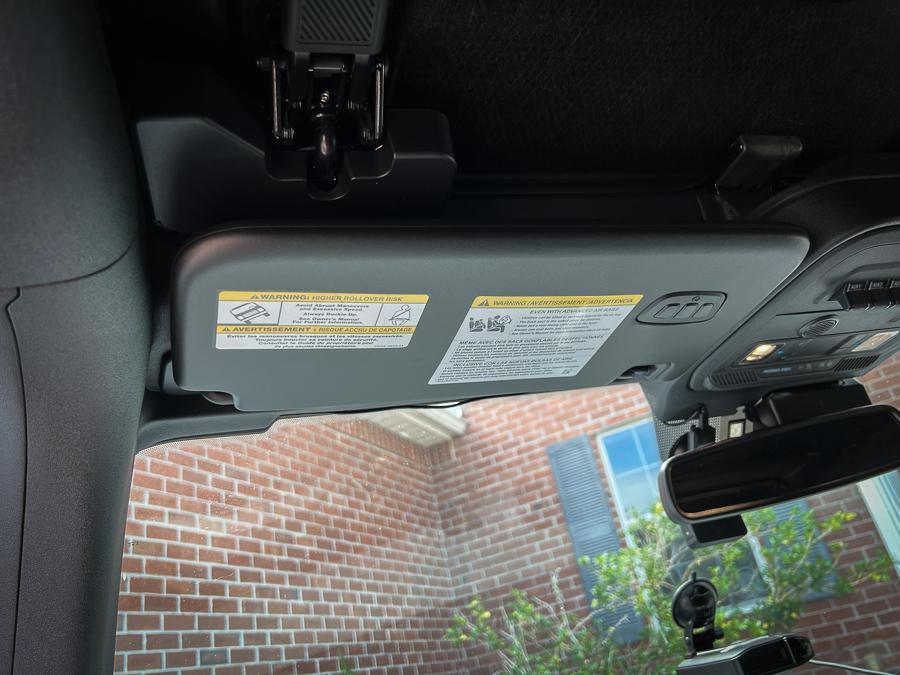 Sun Visor Warning Overlays - 2021+ Bronco Sport