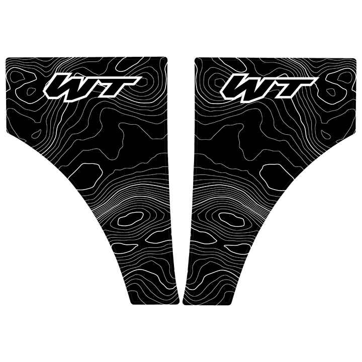 Topo American Flag Fender Overlays - 2021+ Bronco