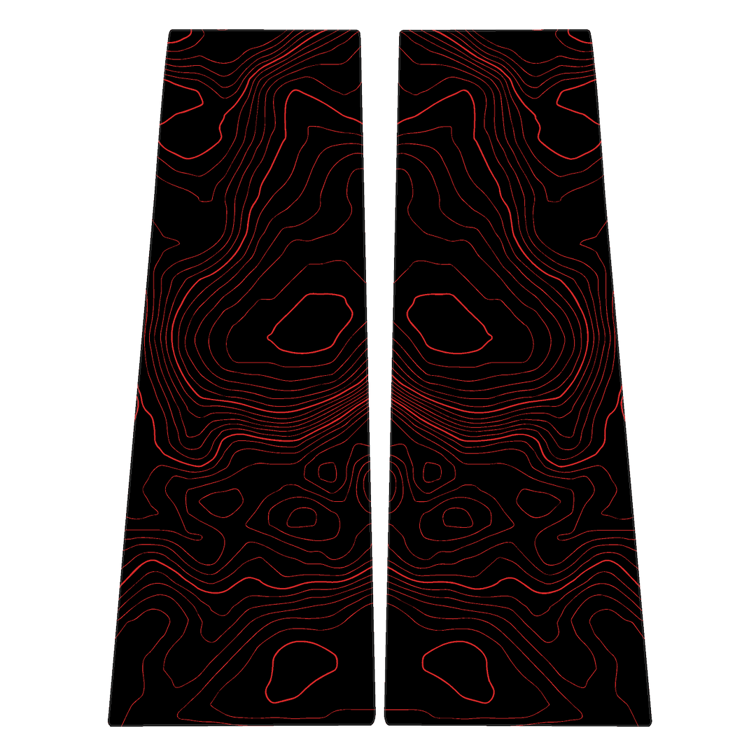 Topographic B Pillar Overlays - 2024+ Ranger