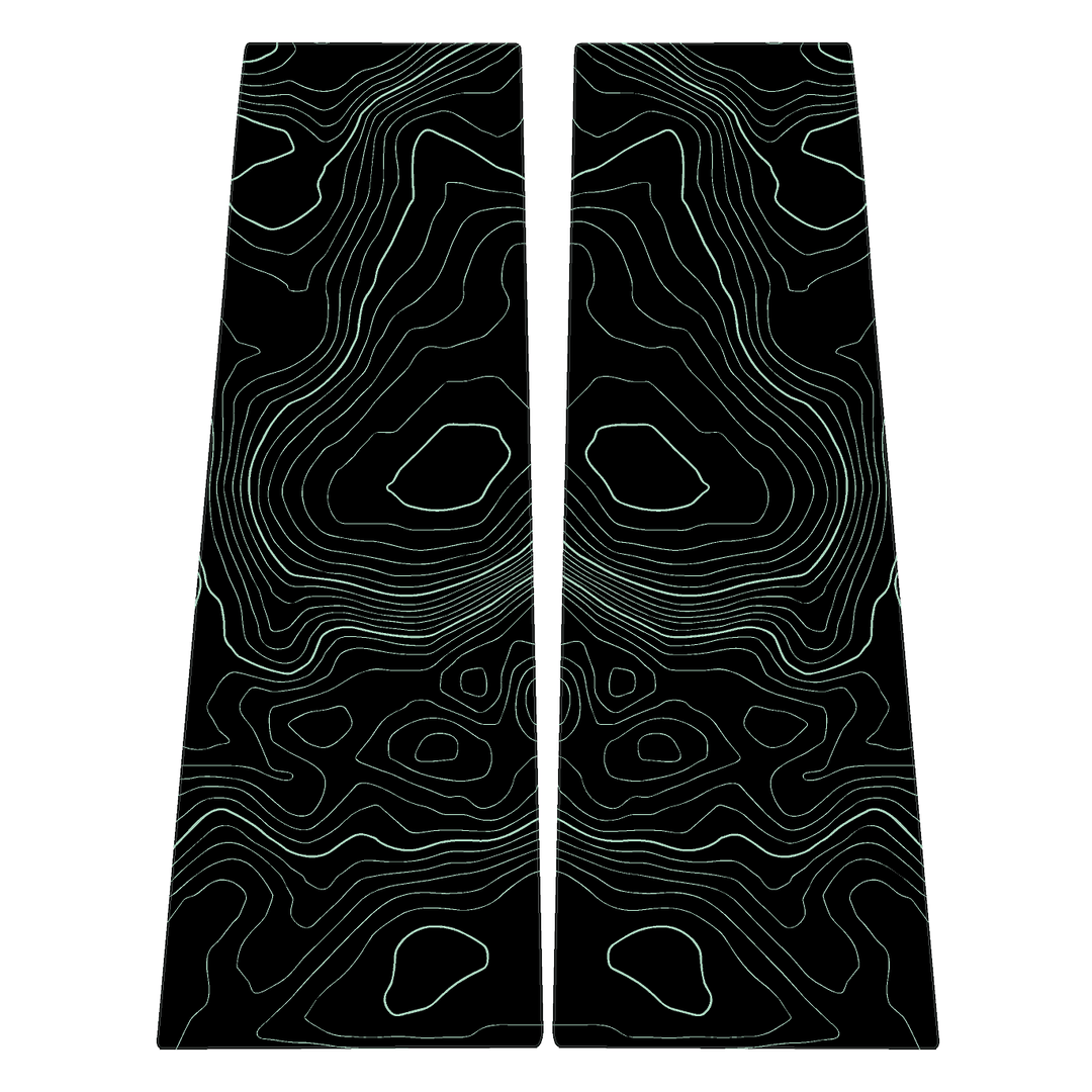 Topographic B Pillar Overlays - 2024+ Ranger