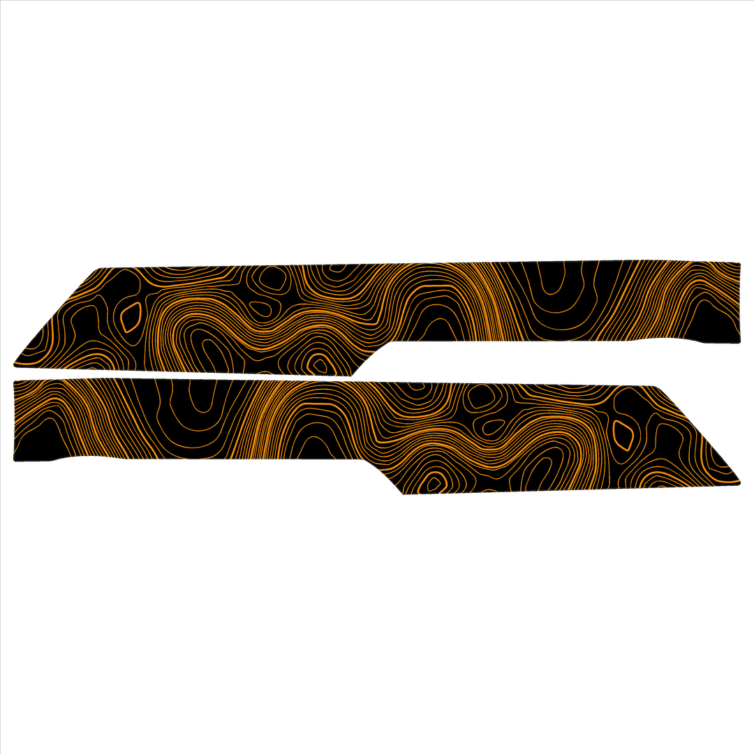 Topo Understeering Panel Overlay (Printed Series) - 2023+ Bronco (Type B)