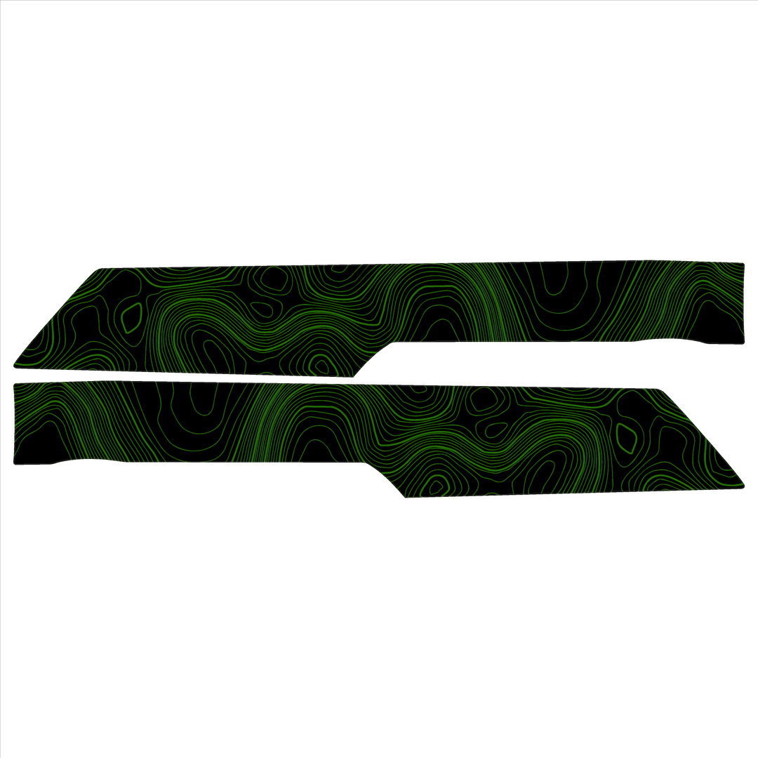 Topo Understeering Panel Overlay (Printed Series) - 2021-2022 Bronco (Type A)