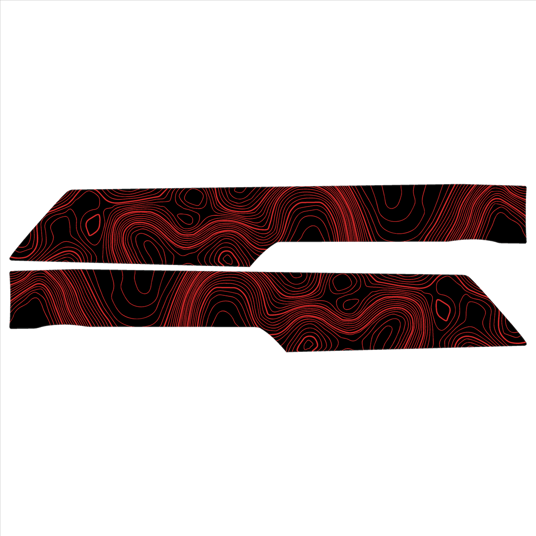 Topo Understeering Panel Overlay (Printed Series) - 2023+ Bronco (Type B)