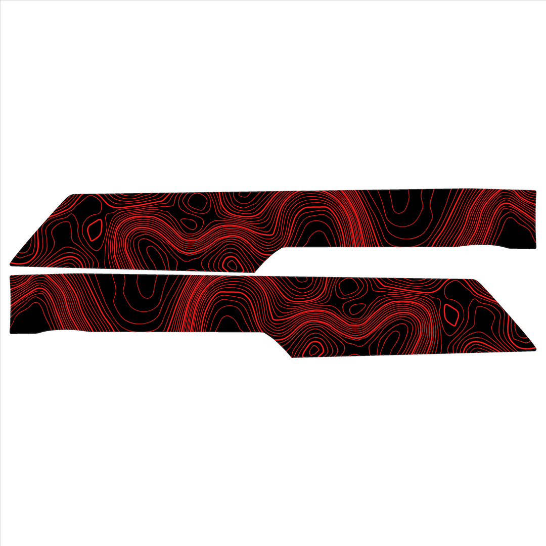 Topo Understeering Panel Overlay (Printed Series) - 2023+ Bronco (Type B)