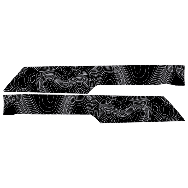 Topo Understeering Panel Overlay (Printed Series) - 2023+ Bronco (Type B)