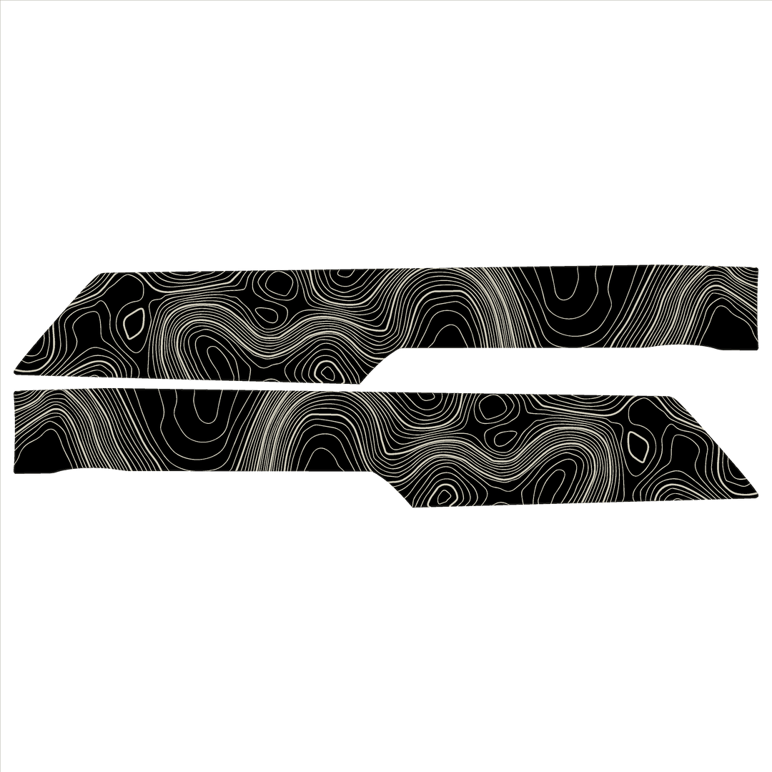 Topo Understeering Panel Overlay (Printed Series) - 2021-2022 Bronco (Type A)
