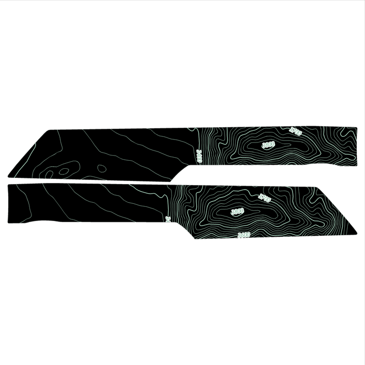 Topo Understeering Panel Overlay (Printed Series) - 2021-2022 Bronco (Type A)