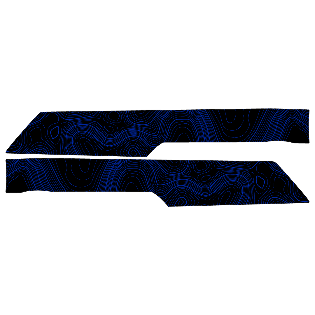 Topo Understeering Panel Overlay (Printed Series) - 2021-2022 Bronco (Type A)