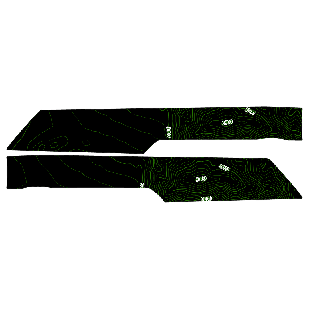 Topo Understeering Panel Overlay (Printed Series) - 2021-2022 Bronco (Type A)