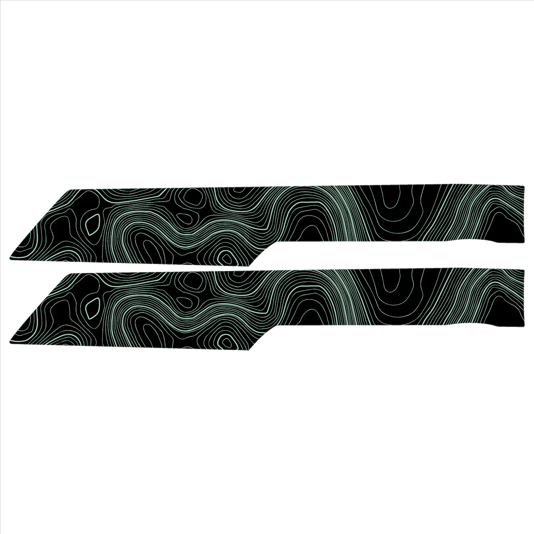 Topo Understeering Panel Overlay (Printed Series) - 2021-2022 Bronco (Type A)