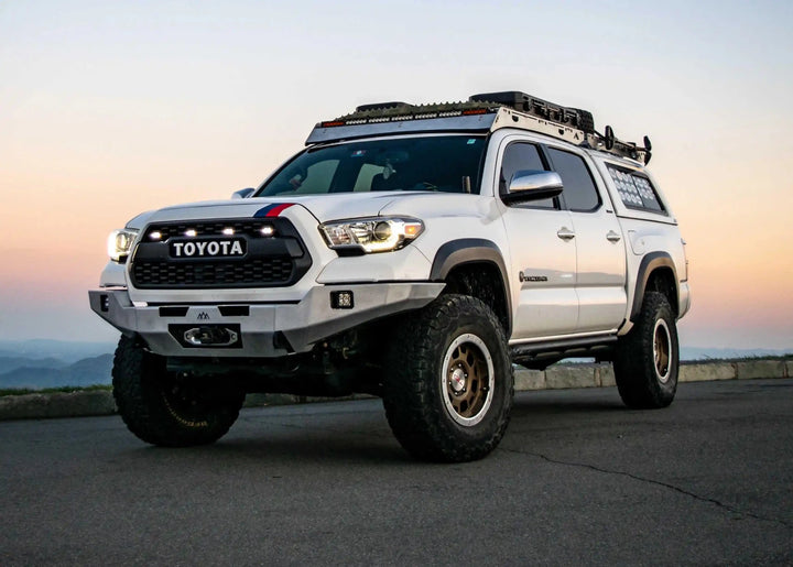 Hi-Lite Overland Toyota Tacoma Front Bumper 3rd Gen (2016-2023) [No Bull Bar] by Backwoods Adventure Mods | KOVA Offroad