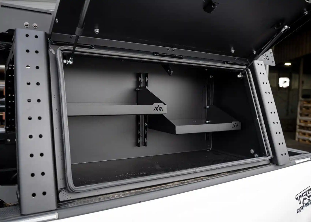 Overland Bed Rack Storage Box - Toyota Tacoma by Backwoods Adventure Mods | KOVA Offroad