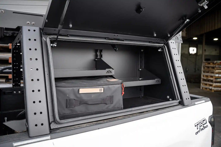 Overland Bed Rack Storage Box - Toyota Tacoma by Backwoods Adventure Mods | KOVA Offroad