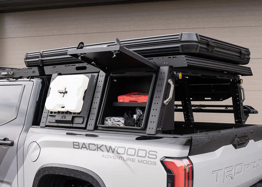 Overland Bed Rack Storage Box - Toyota Tundra by Backwoods Adventure Mods | KOVA Offroad