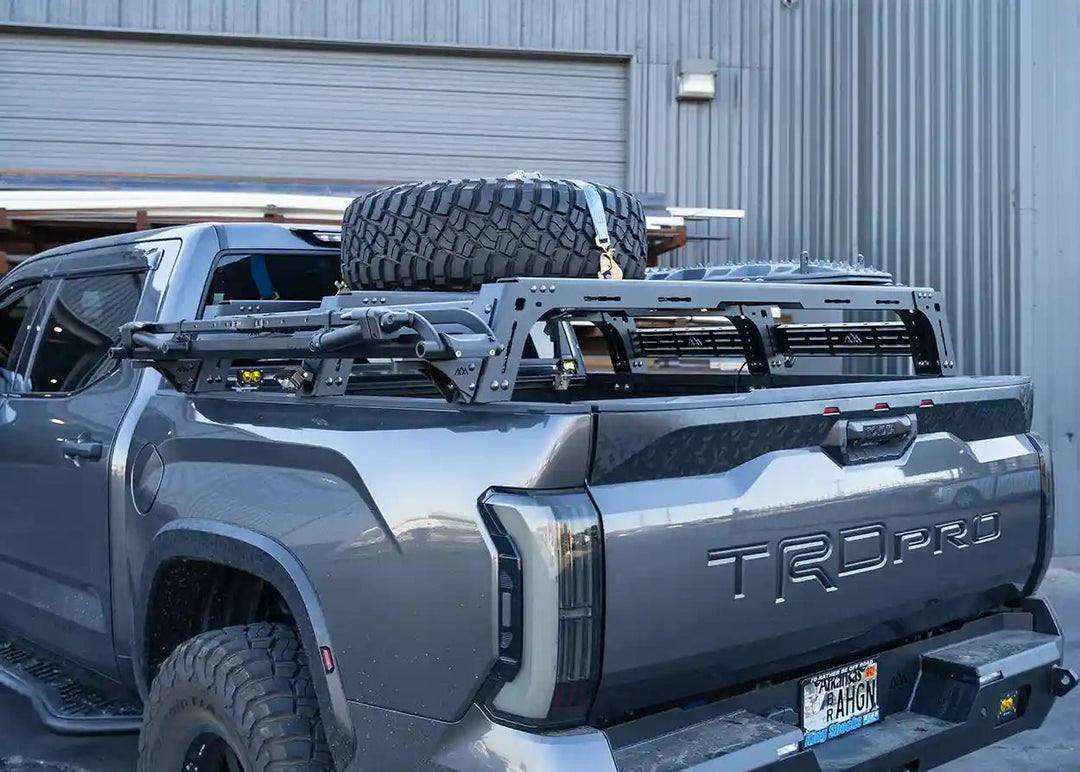 Toyota Tundra Bed Rack - Mid Height by Backwoods Adventure Mods | KOVA Offroad