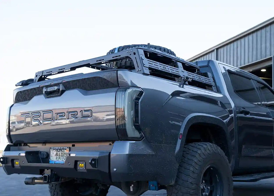 Toyota Tundra Bed Rack - Mid Height by Backwoods Adventure Mods | KOVA Offroad