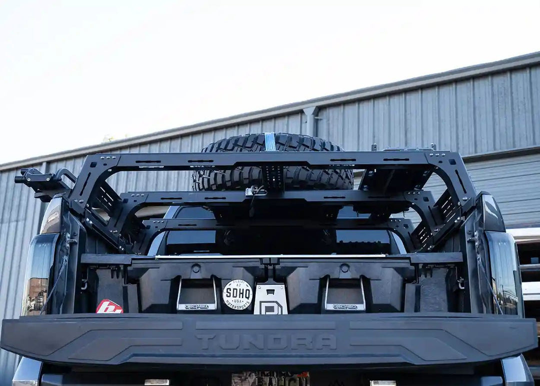 Toyota Tundra Bed Rack - Mid Height by Backwoods Adventure Mods | KOVA Offroad